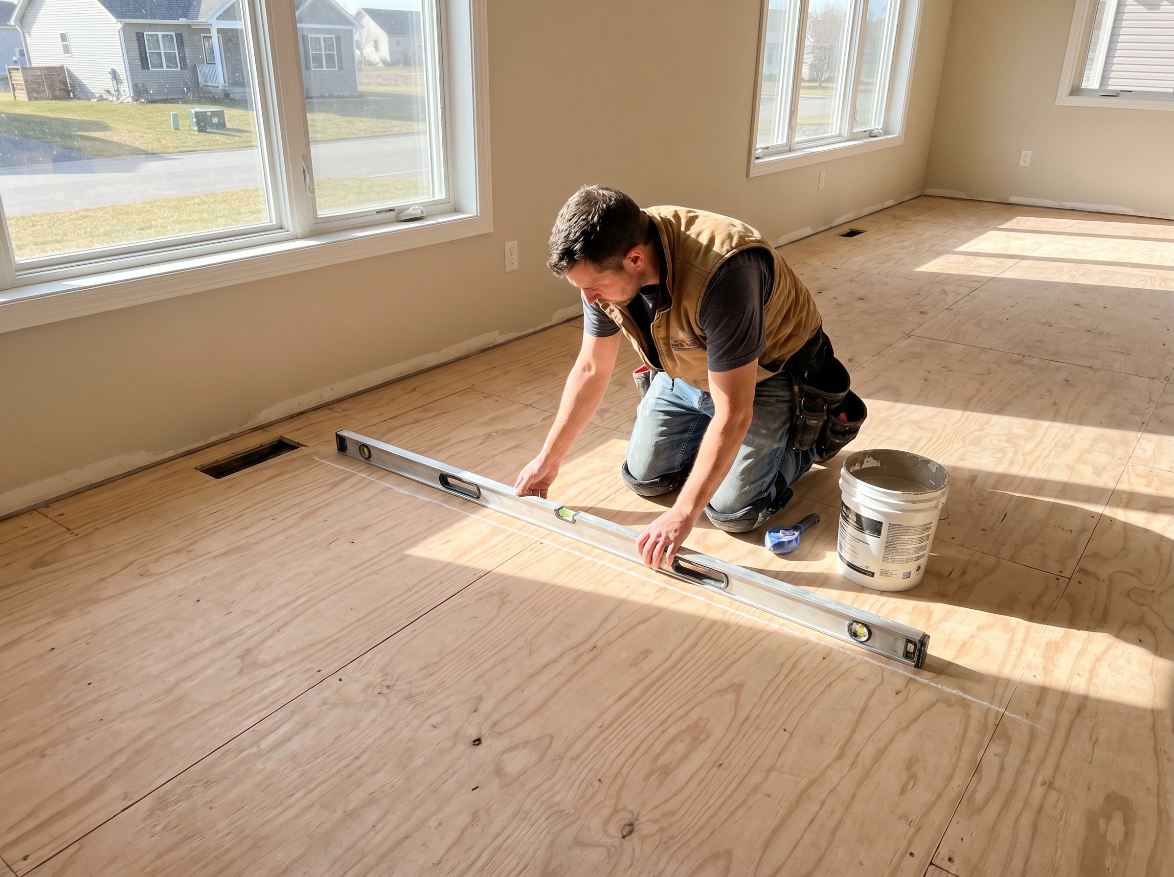 Subfloor Leveling & Prep