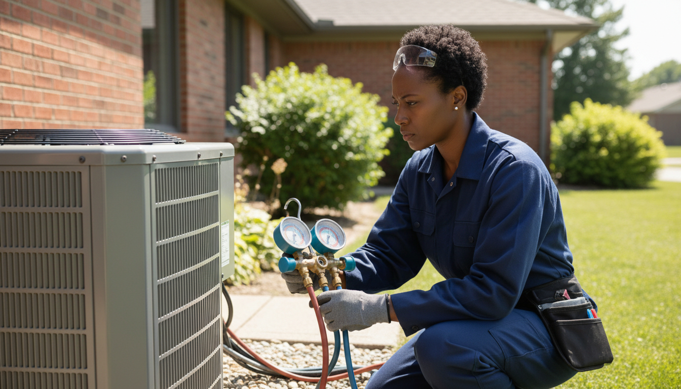 A proper install ends with the tech verifying refrigerant charge and airflow, not just bolting the unit down; ask how they commission the system before they leave.