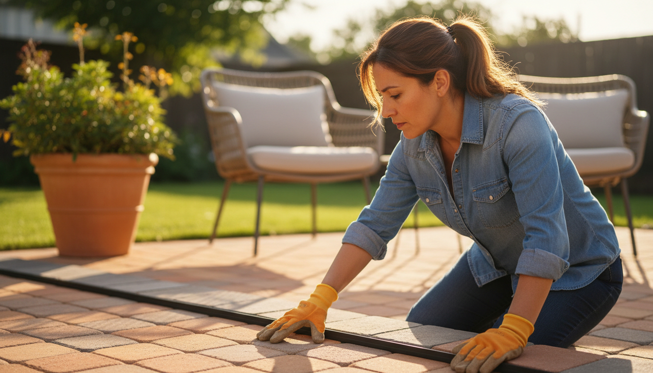 Checking the edge restraint and base compaction at the perimeter is one of the fastest ways to tell whether a patio was built to last or just laid down to look good on day one.
